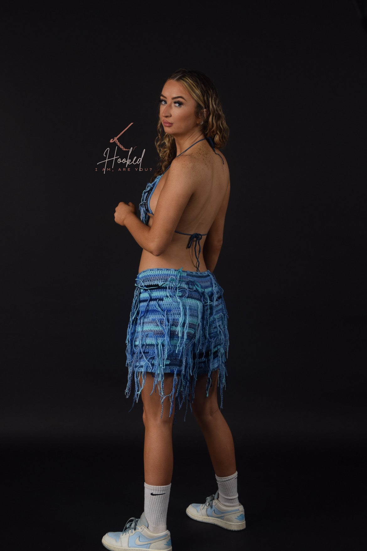 Crochet Tassel 2 Piece Shorts Set - Shorts & Bralette
