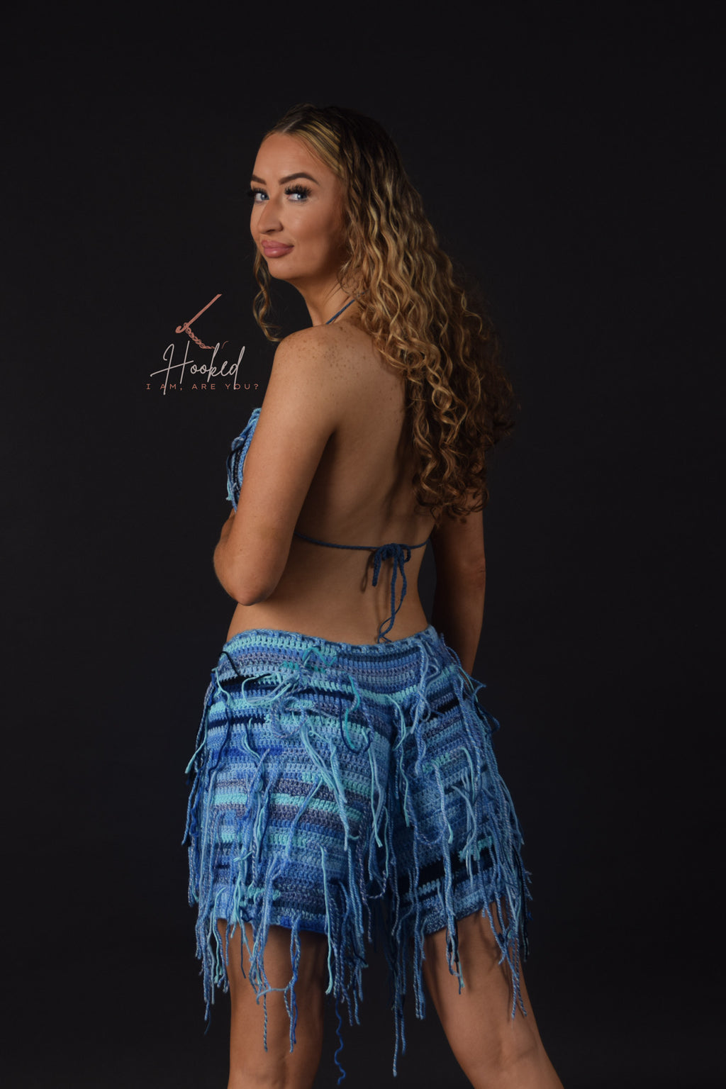 Crochet Tassel 2 Piece Shorts Set - Shorts & Bralette