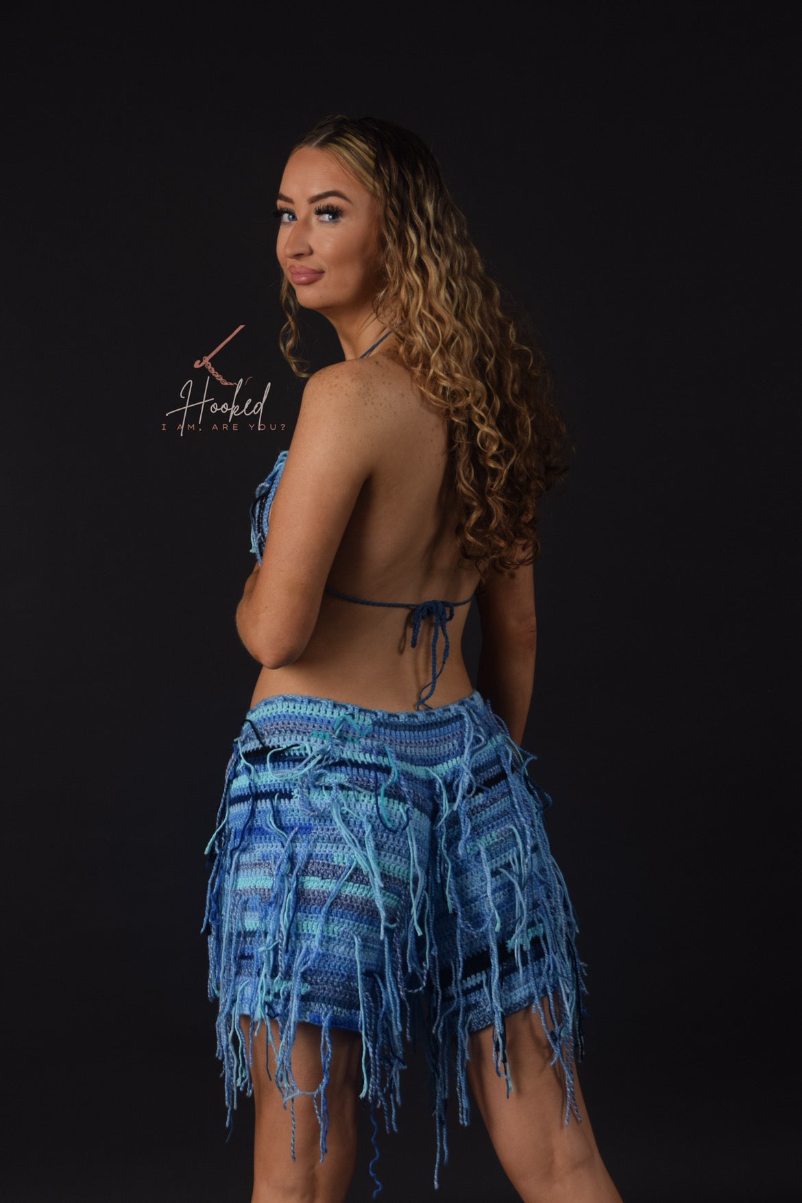 Crochet Tassel 2 Piece Shorts Set - Shorts & Bralette
